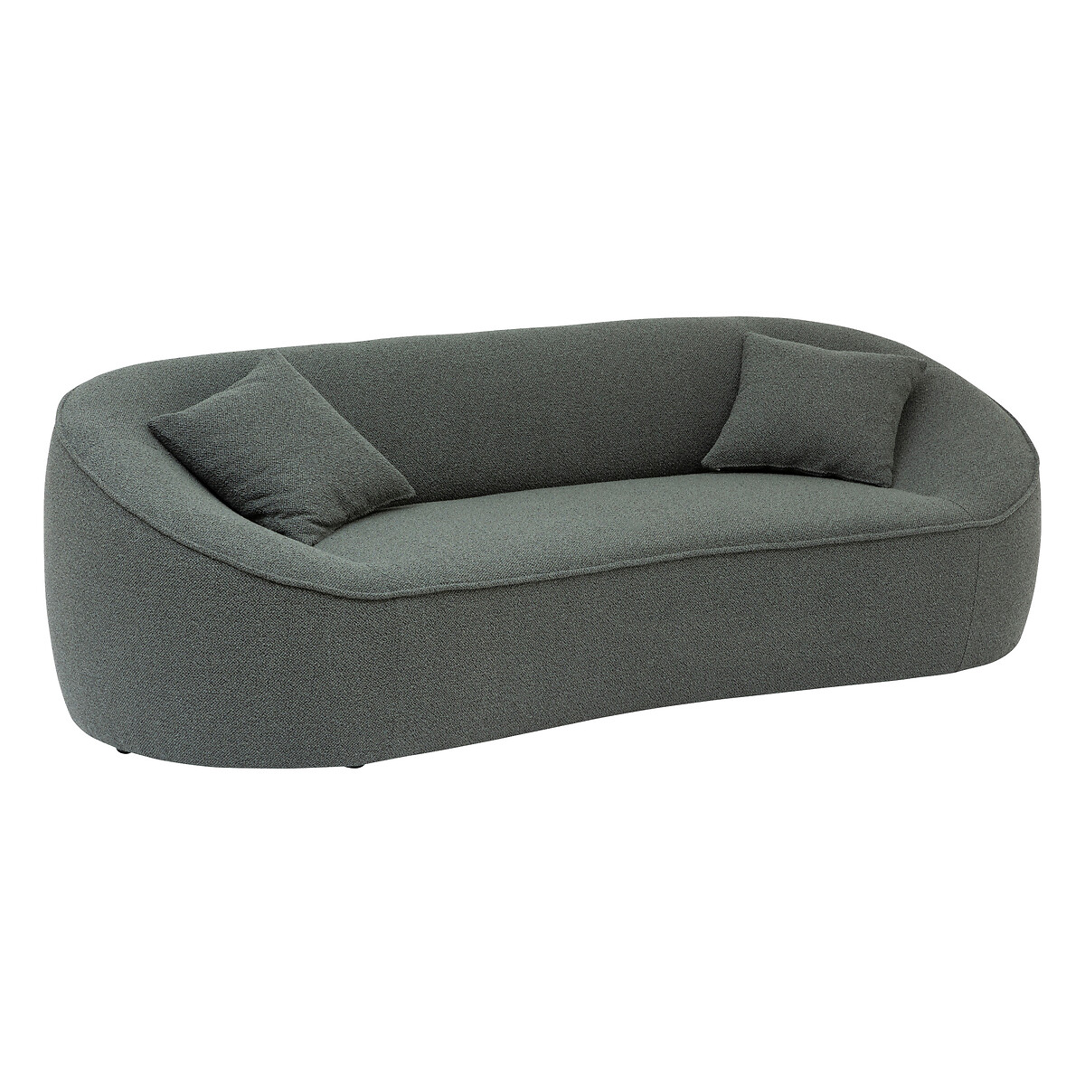 "Ostuni" sofa 3-seater, Bouclette, Cedar Green