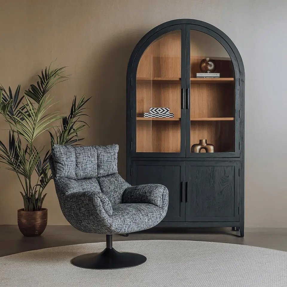 Tower Living - Force draaifauteuil - donkergrijs