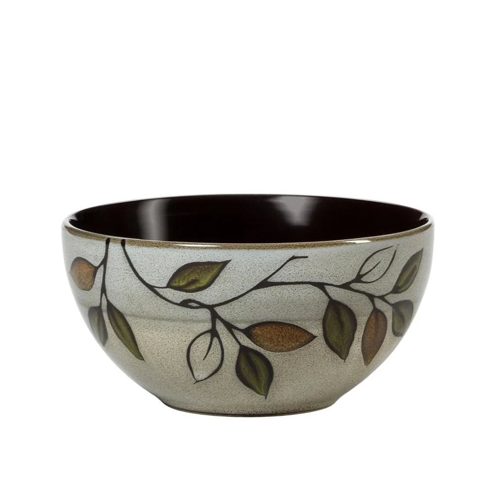 Rustic Leaves Soup Cereal Bowl