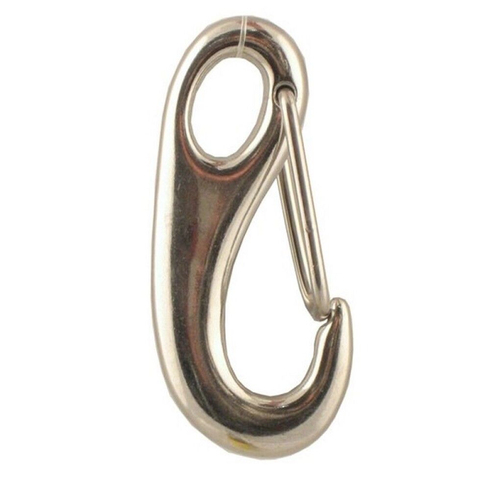 KARABINKROK CONACORD OVAL 50MM RUSTFRIT