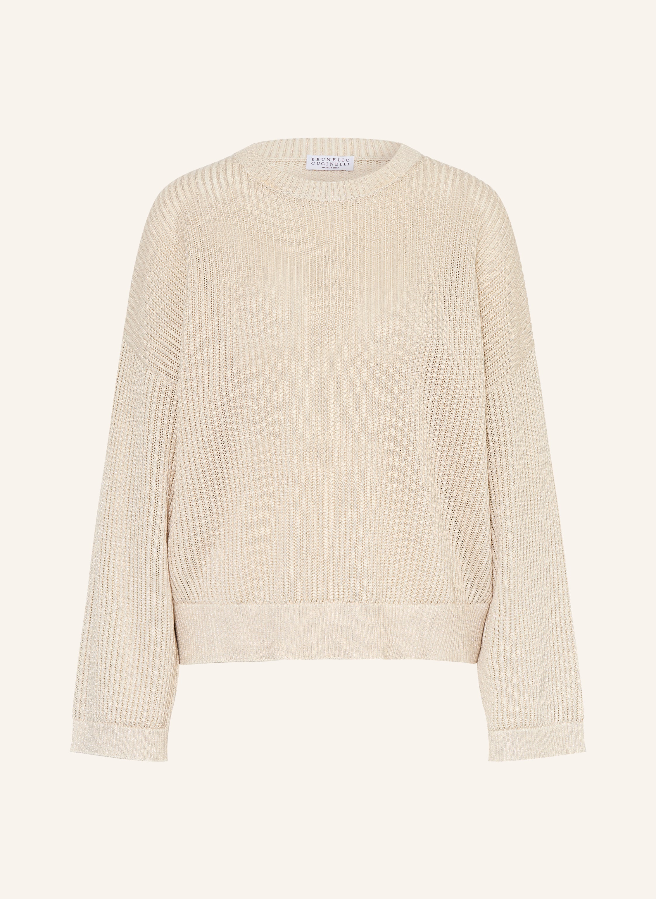 BRUNELLO CUCINELLI Pullover mit Glitzergarn
