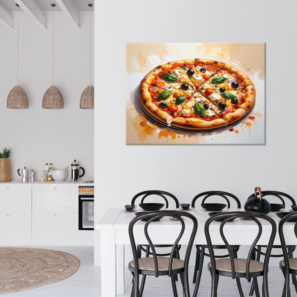 Obraz do kuchni restauracji, Pizza Jedzenie 30x20