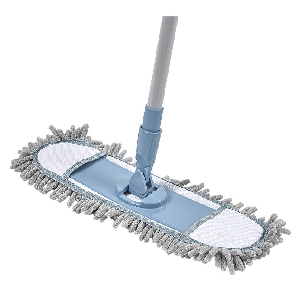 Balai plat avec manche télescopique L120 cm