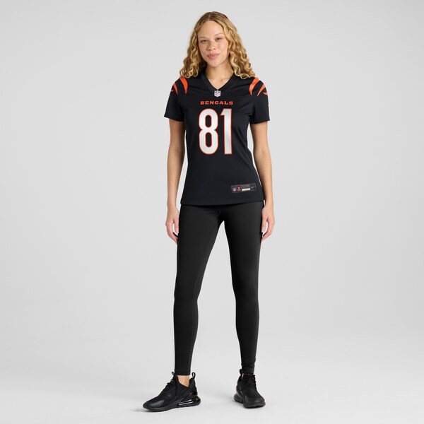 Jermaine Burton Cincinnati Bengals Nike Women's  Game Jersey -  Black