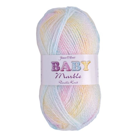 James C Brett Rainbow Baby Marble DK Yarn 100g