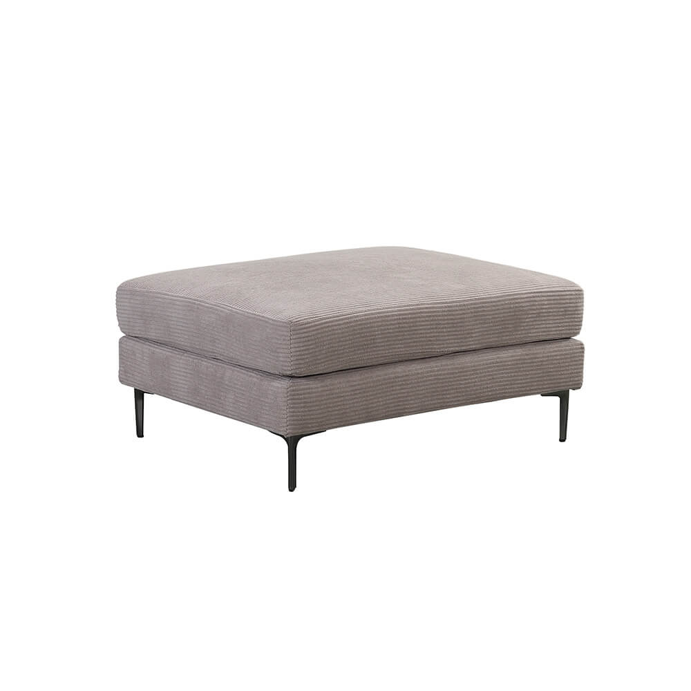 HOME DELUXE voetenbank BELLANO beige - 99 x 77 x 45 cm