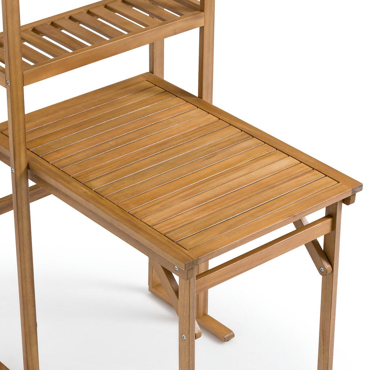 Set de balcon table + 2 chaises en acacia, Alata