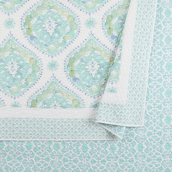 Dena Home Bohemian Breeze King Quilt Set, 3 Pieces