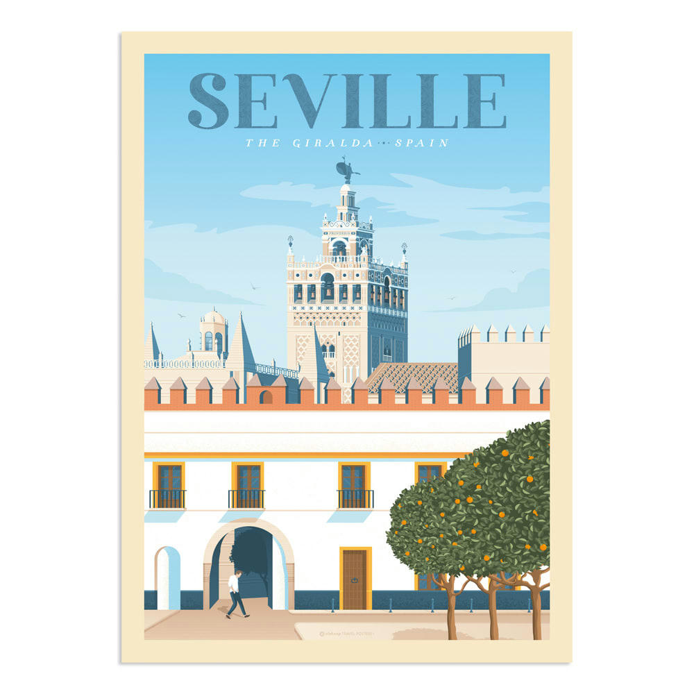 - Affiche Seville  21x29,7 cm