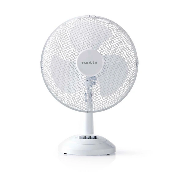 Tischventilator, 35W, D. 30cm, 3 Stufen, weiss