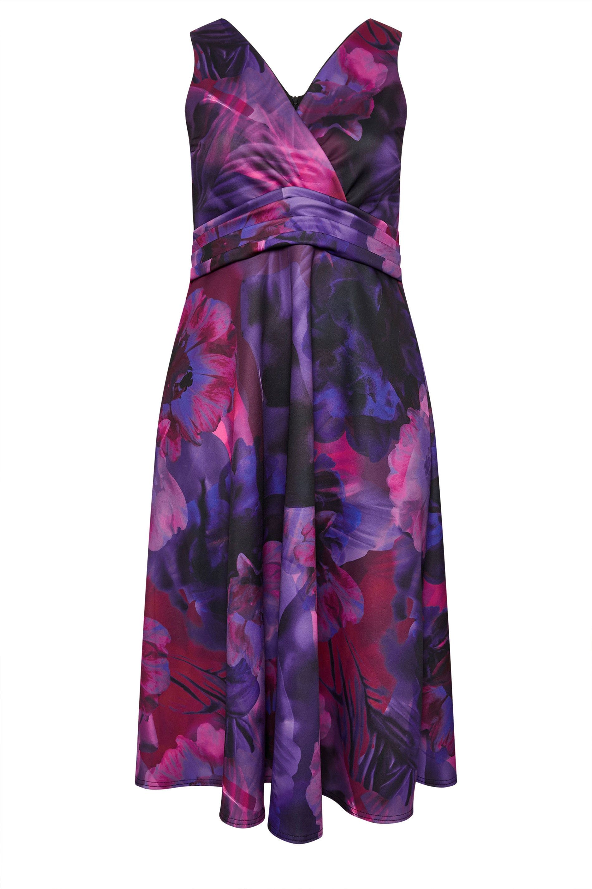 Yours Abstract Print Skater Dress
