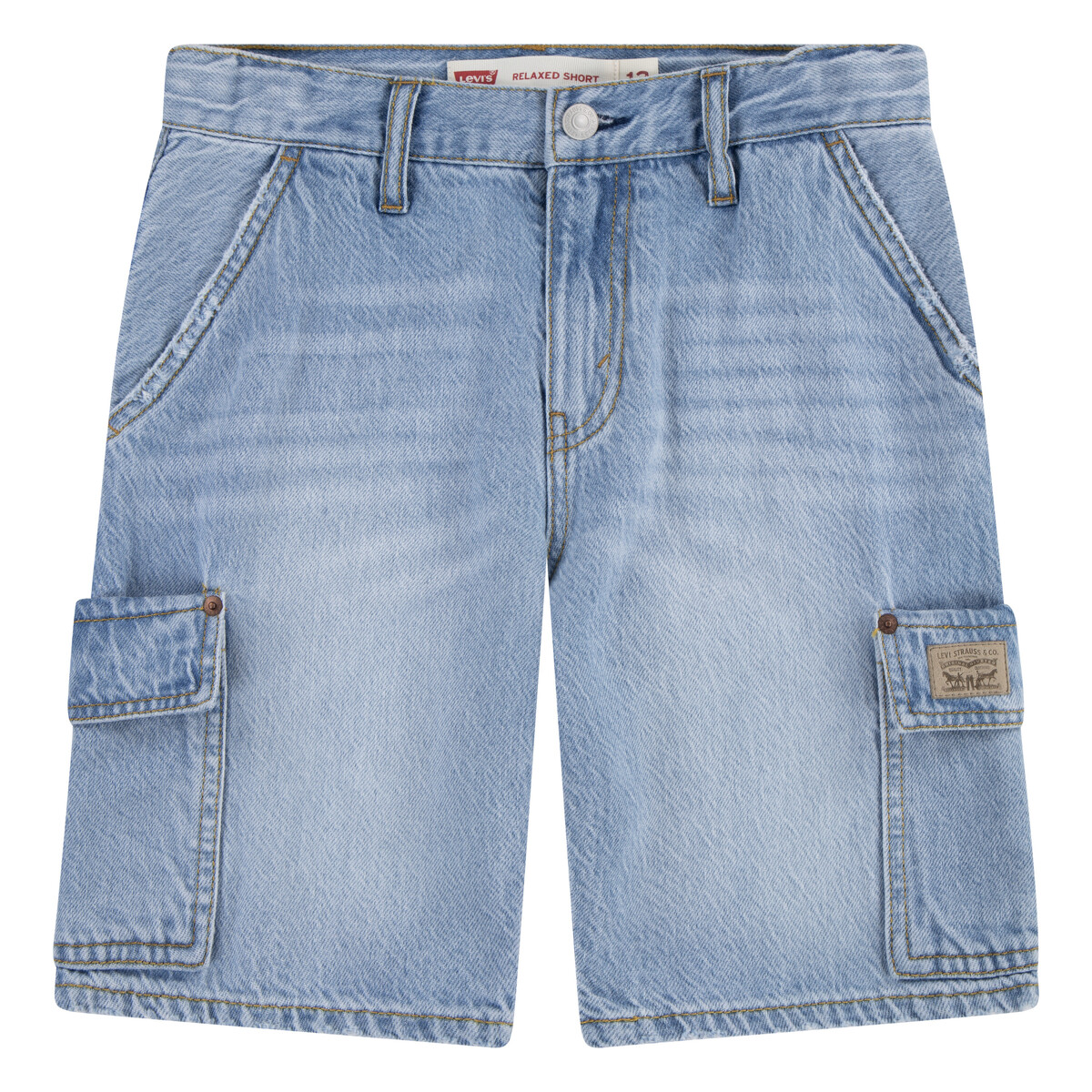 Levi's - DENIM CARGO SHORT - Blue