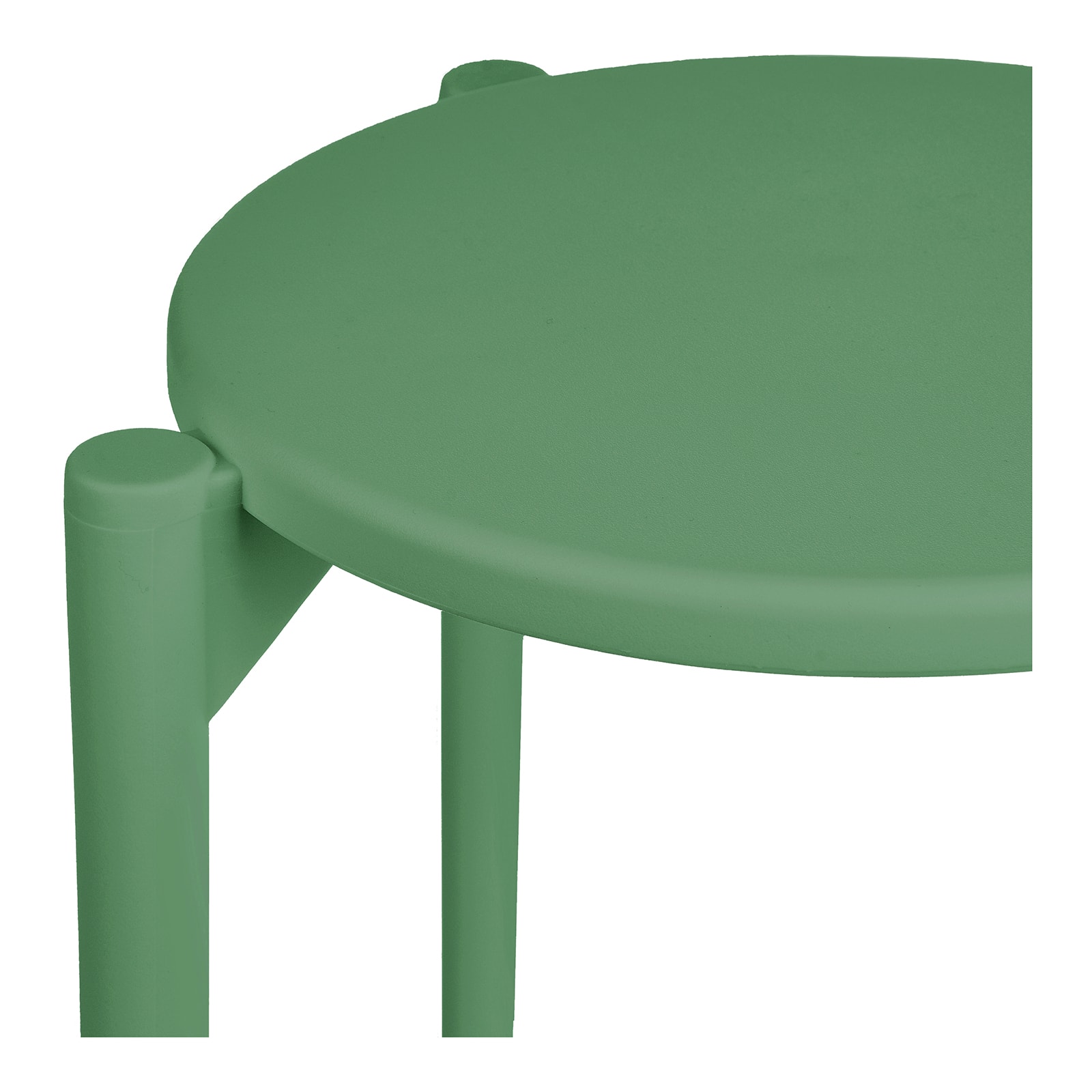 Hocker Lina Grün, ⌀ 30 cm, H 460 mm