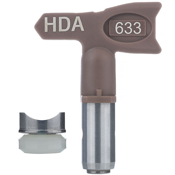Buse de Pulvérisation HDA  633 - Jet 30 cm, Métal Nickelé, Pour Enduit et Lissage, Haute Précision