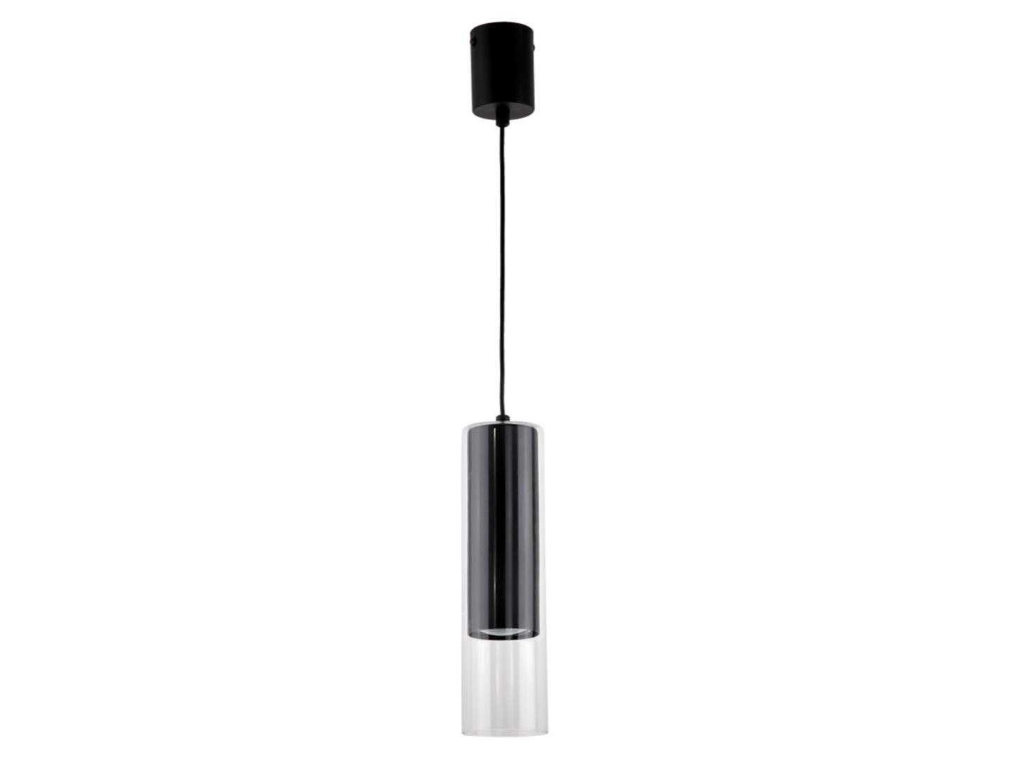 Lampa wisząca Manacor metalowa czarna