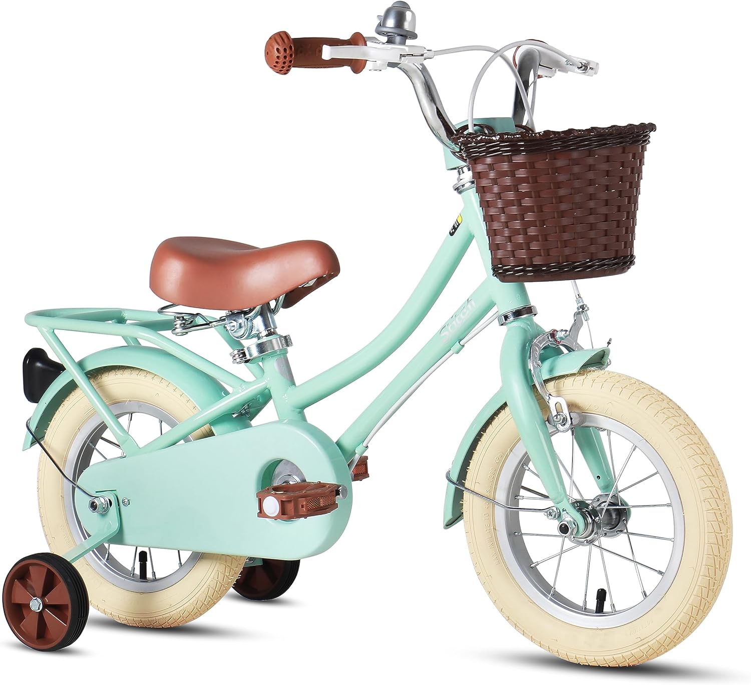 JOYSTAR Girls Bike for 2-12 Years Old Toddlers and Kids, 12 14 16 18“ 20 Retro Style Kids Bike with Training Wheels, 18 20 Inch Children Bicycle with Kickstand
