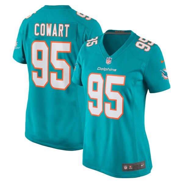 Byron Cowart Miami Dolphins Nike Women's  Game Jersey -  Aqua