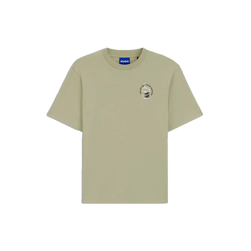 HUGO Nurobos 10258299 BLUE short sleeve T-shirt