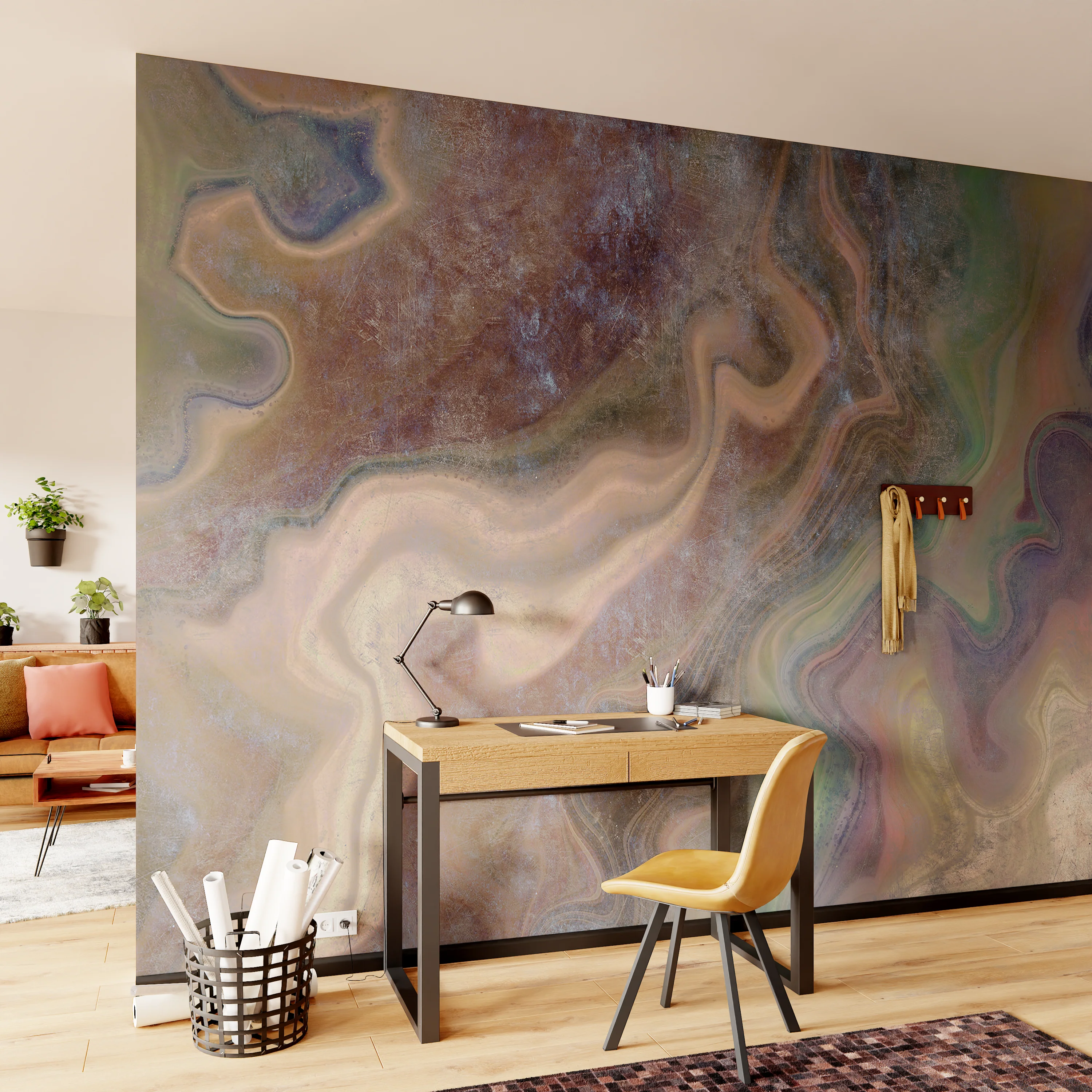 Papier peint panoramique XL ROCHEL 400 x 270 cm