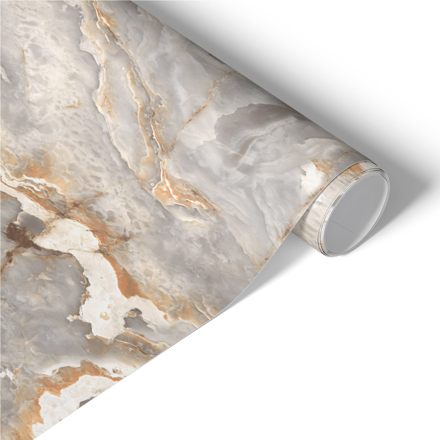 Folia meblowa Ciepły marmur 50x100 Okleina samoprzylepna Blat DIY
