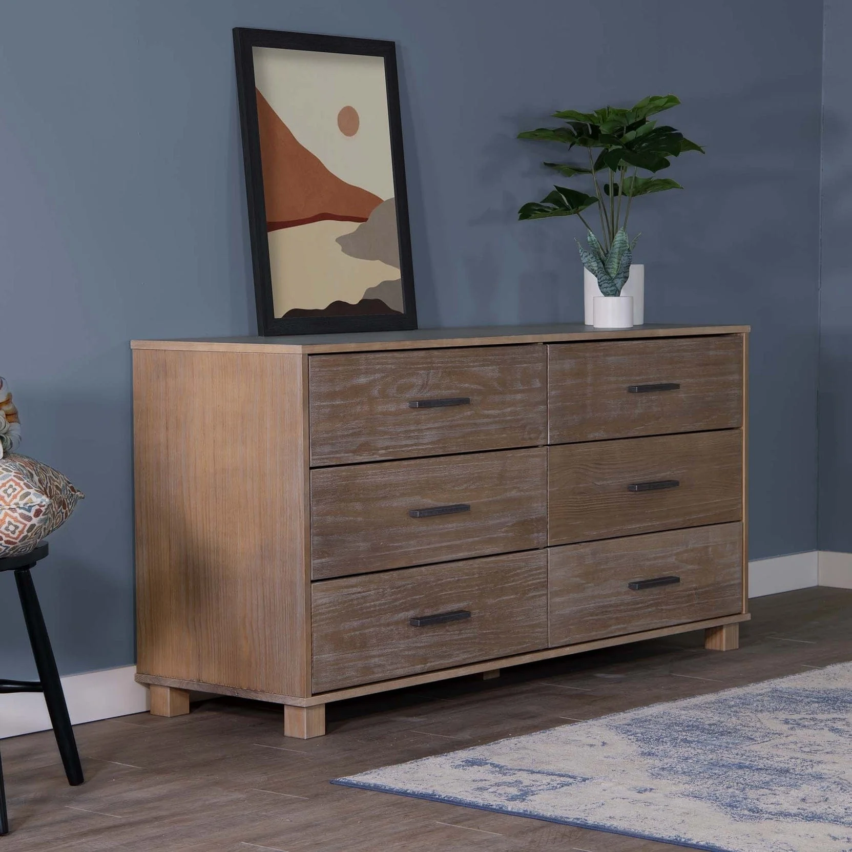 Grain Wood Furniture Loft 6-Drawer Dresser