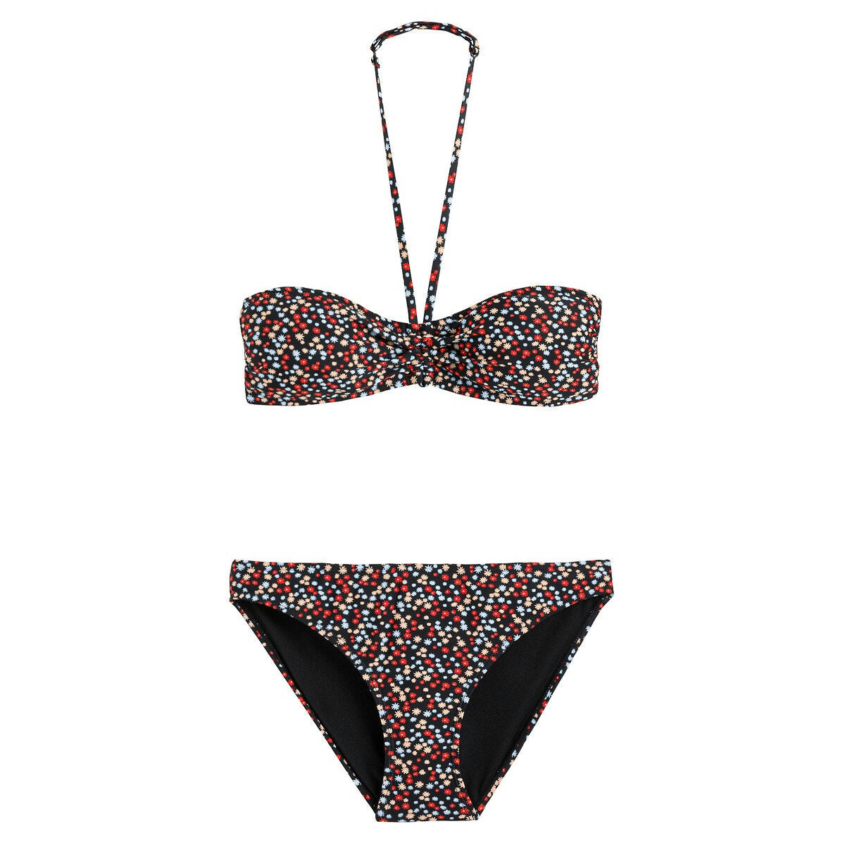 Maillot de bain 2 pièces imprimé fleurs