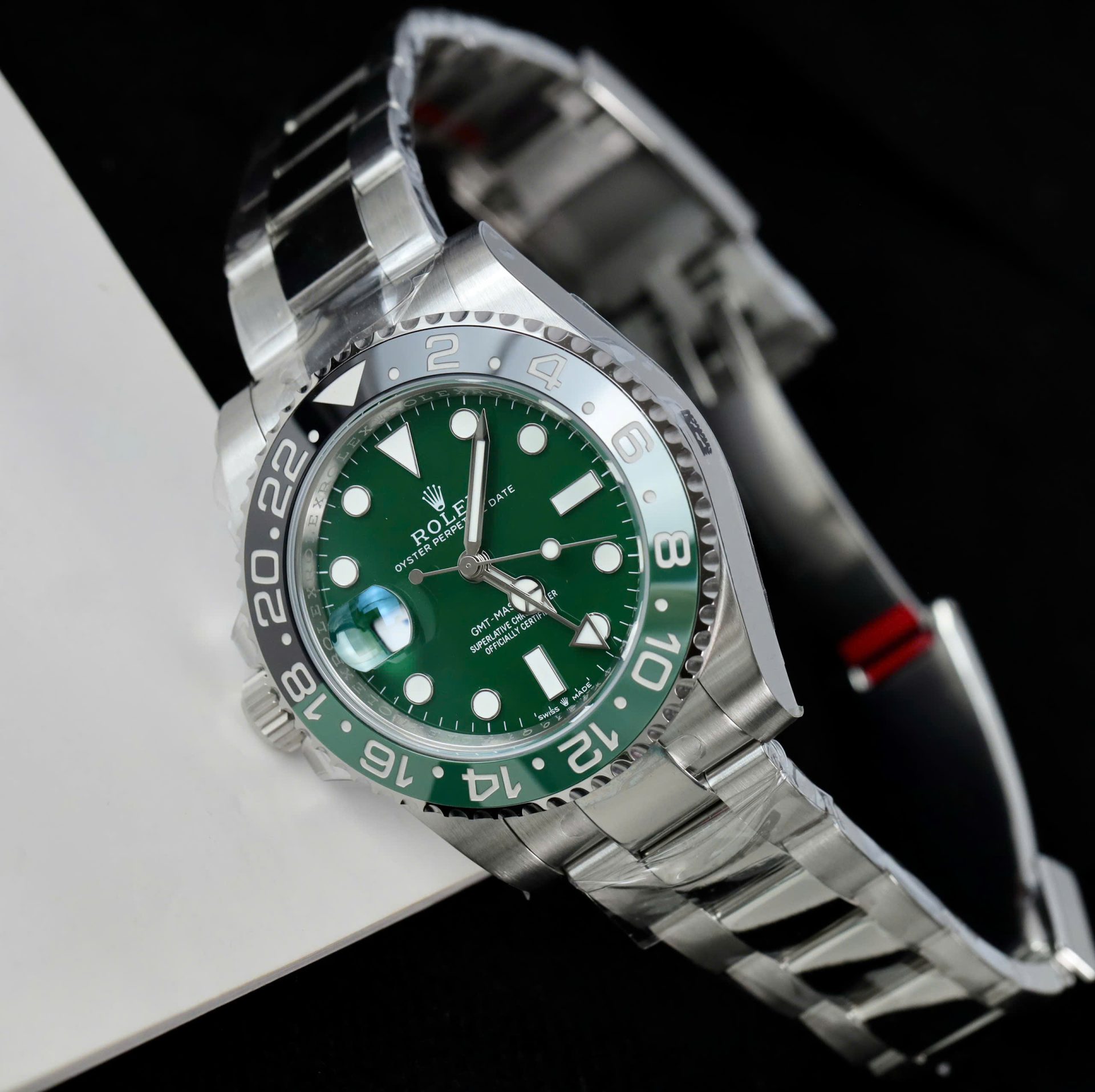 Rolex GMT-Master II 126729VTNR Absinthe 904L Steel Green Dial 40mm Oyster Super Clone