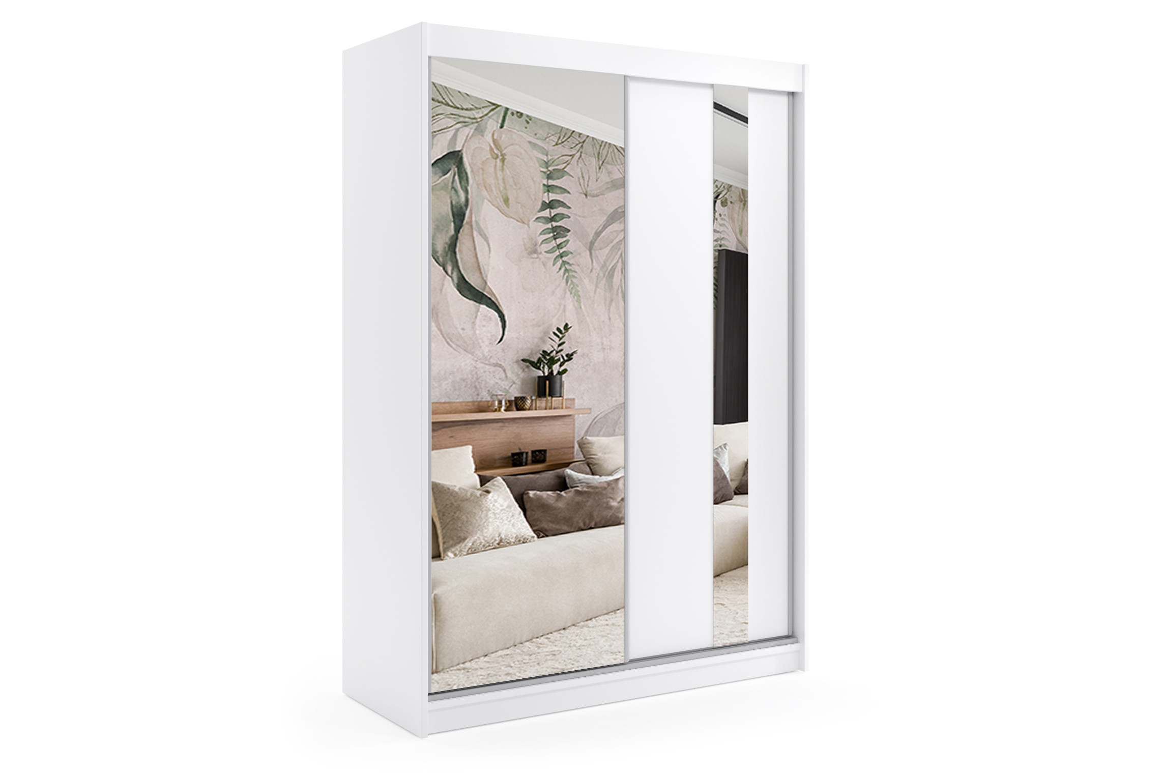 Szafa przesuwna z LED GRACE - 120x216