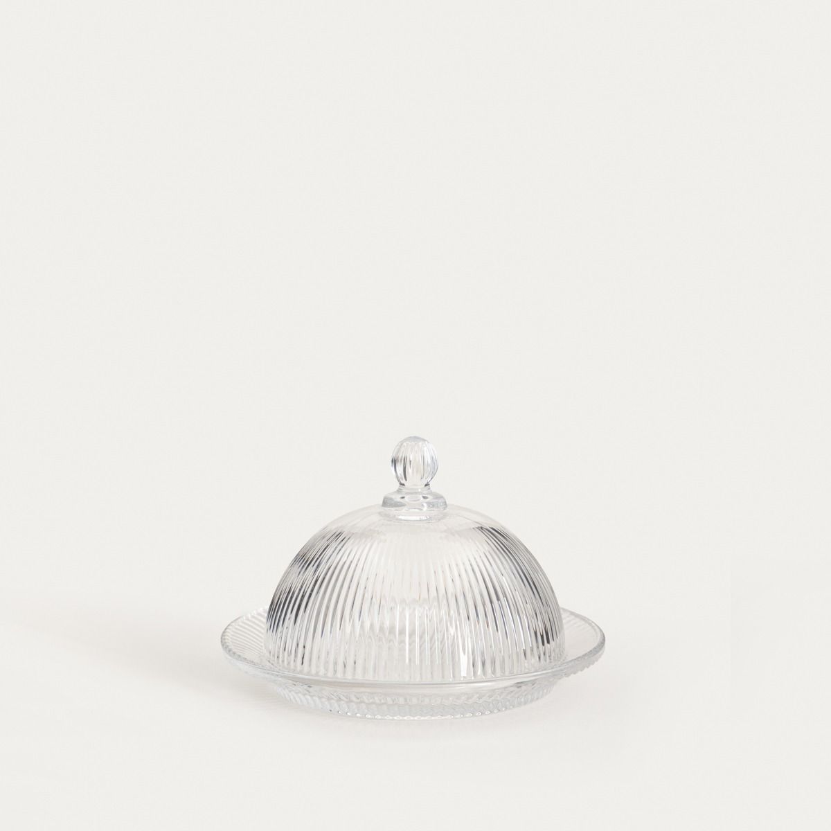 Patera LYNN szklana z kloszem 14.4x10cm