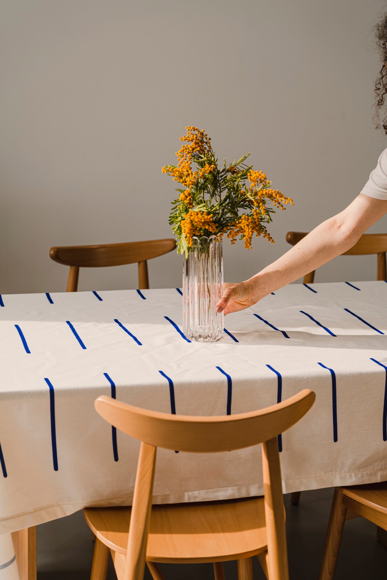 noo.ma MARR Tafelkleed - 140x140 cm - Blueberry Pie