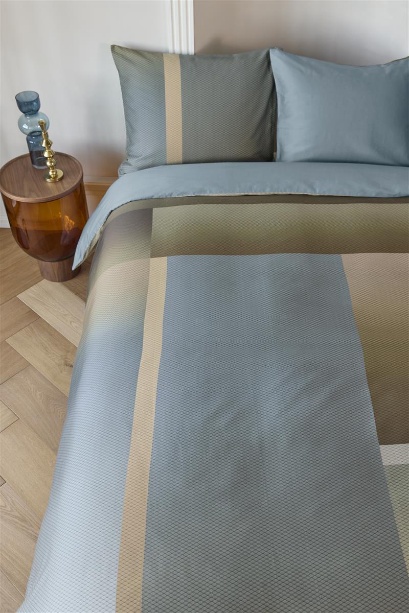 Kardol Sloane Square dekbedovertrek - 260x200 220 - Blauw Grijs