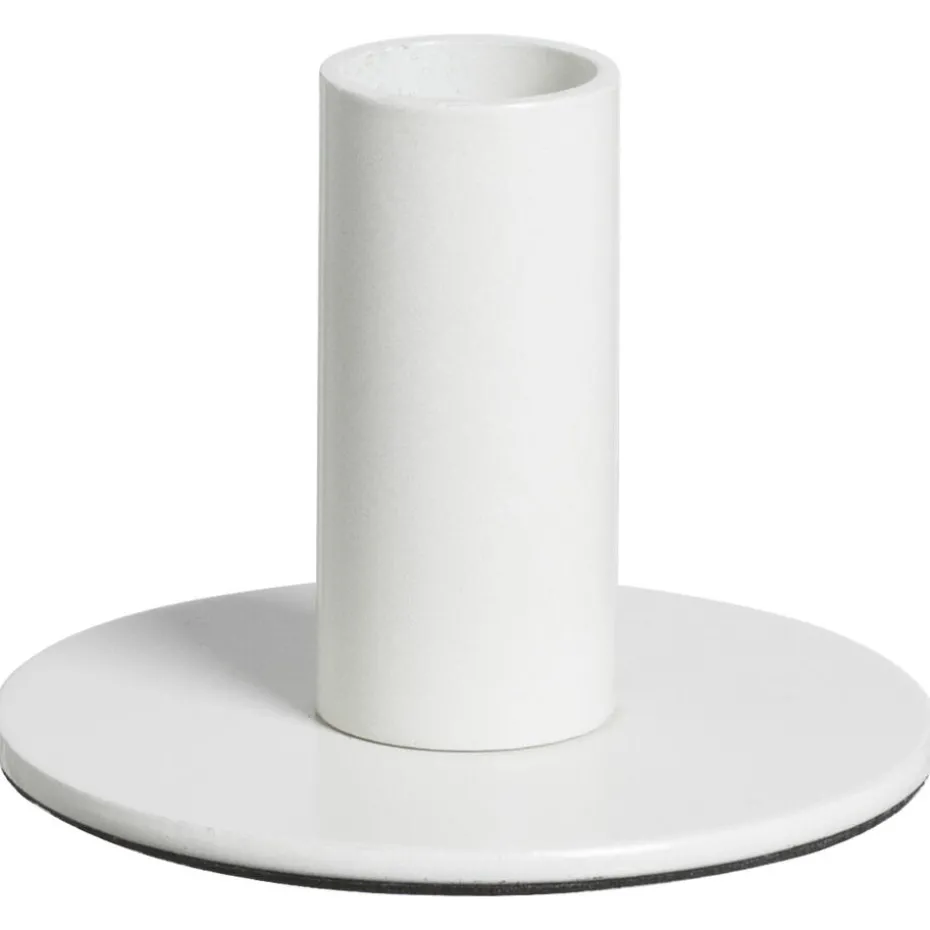 Kwantum Kandelaars | Kandelaars | Kandelaar Canelli Lichtgrijs – ø8 Cm 6 Cm 006CM