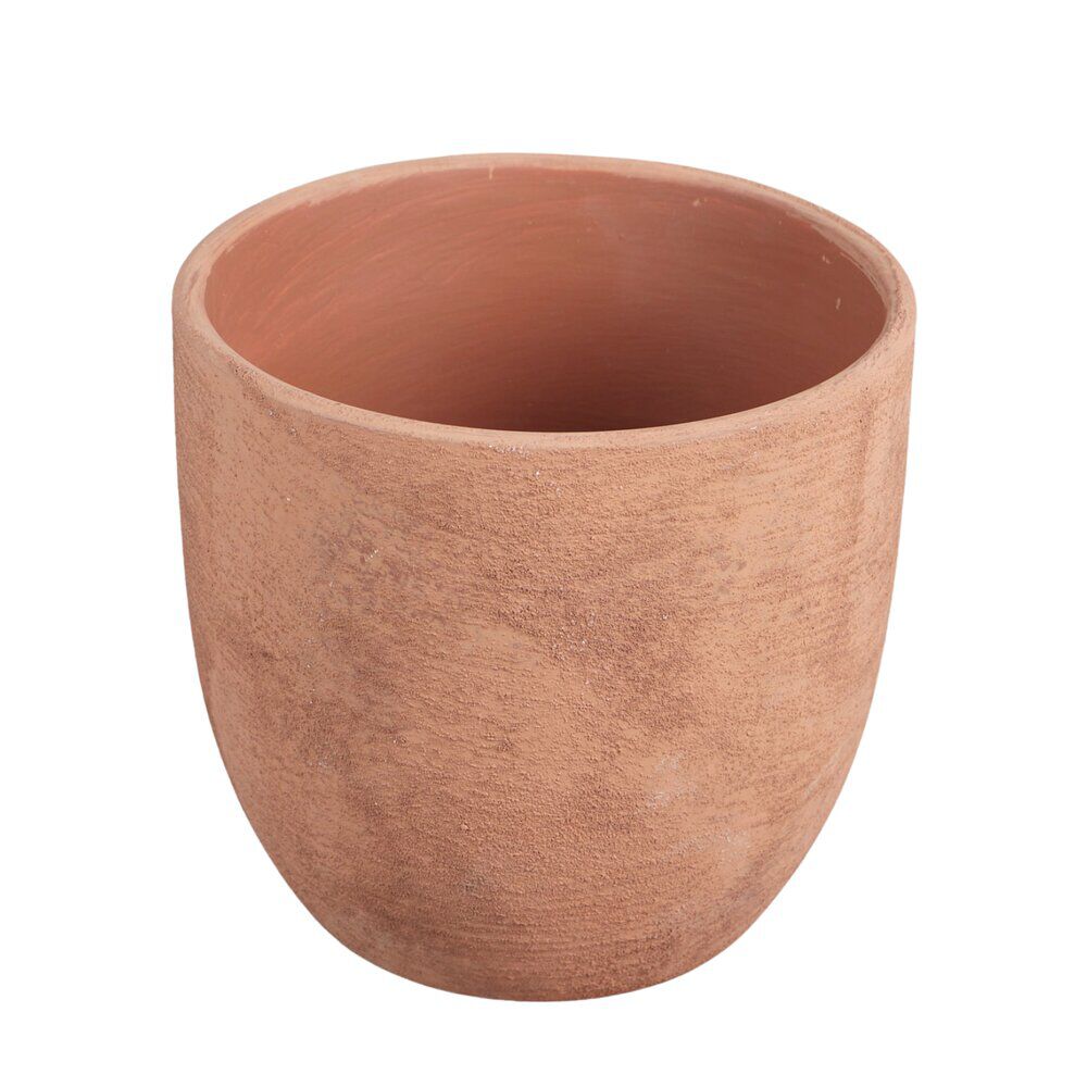 Pot de fleur terre cuite rouge Ø14xH13cm