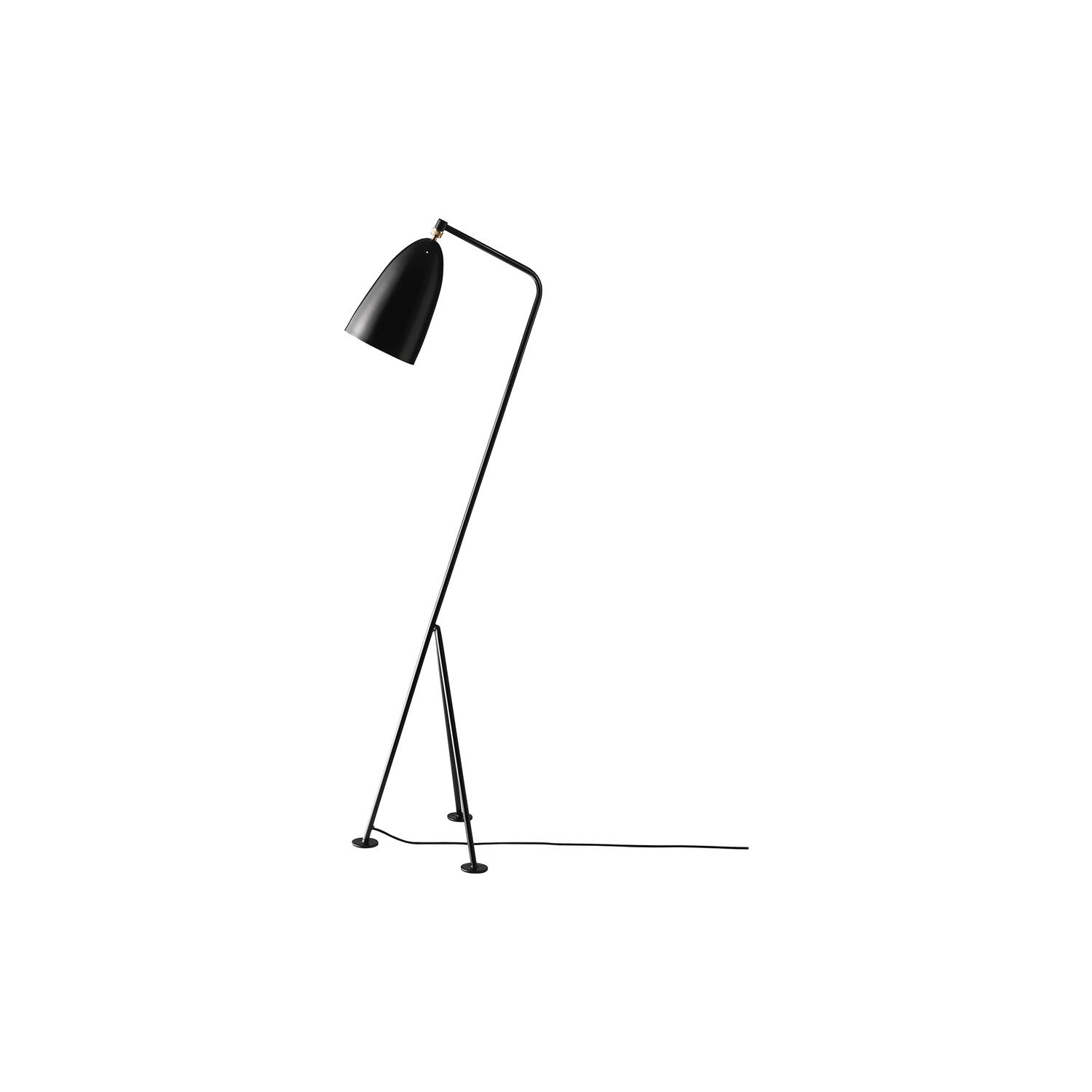 Gr&auml;shoppa Floor Lamp, black semi matt