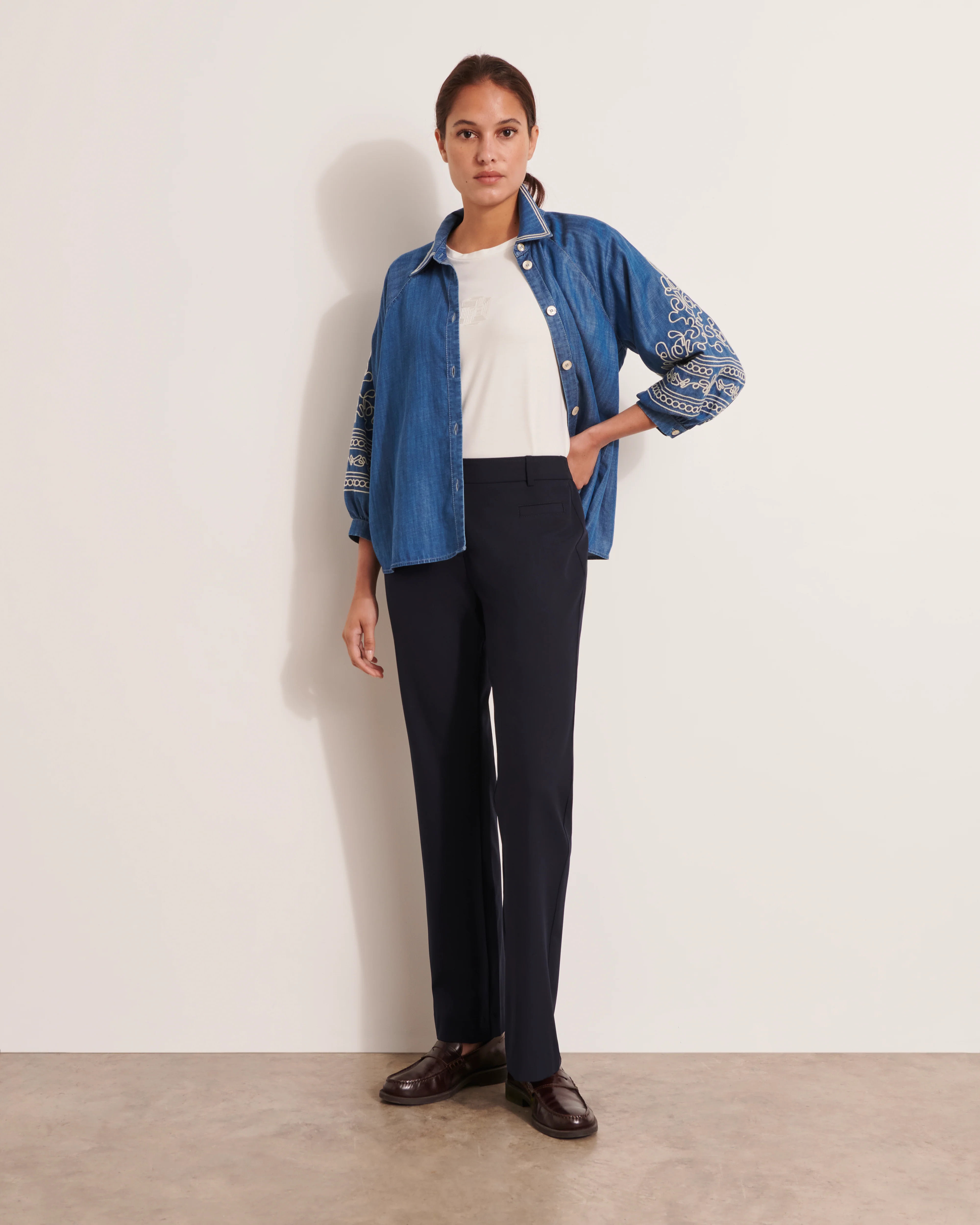 Pantalon flare PIENTO/12081/317