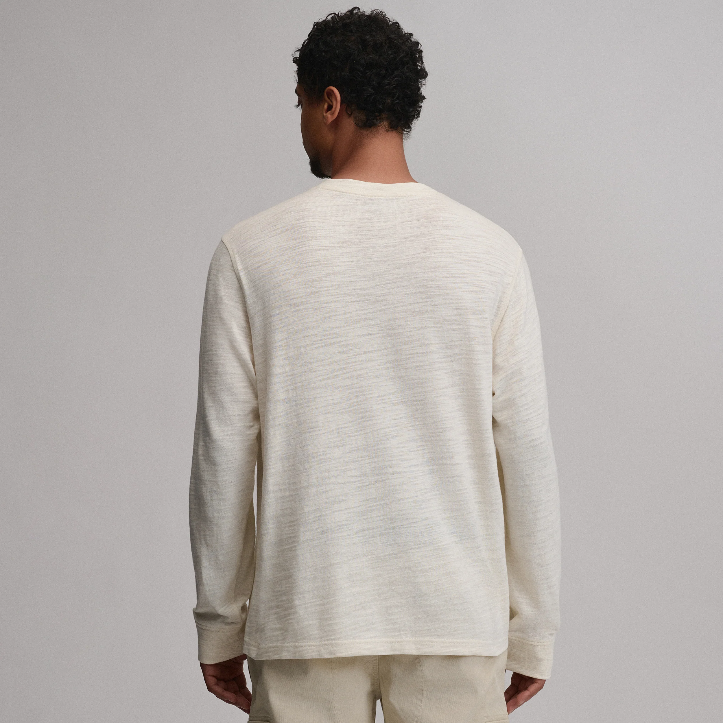 Men's Slub Jersey Henley