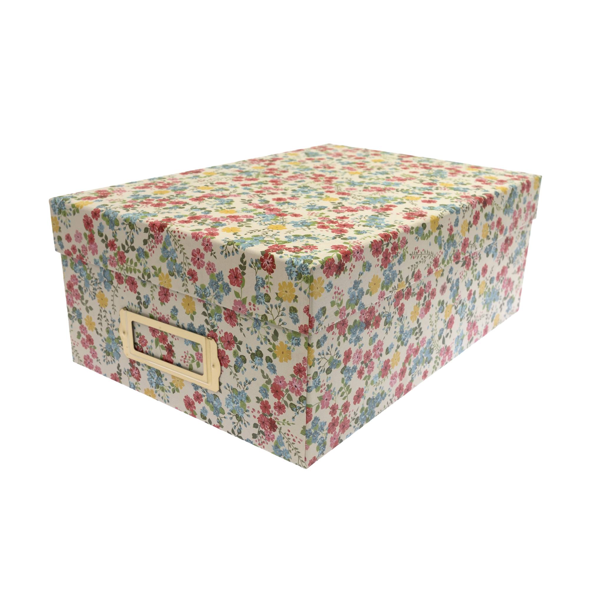 Spring Florals Photo Box 11cm x 20cm x 29cm