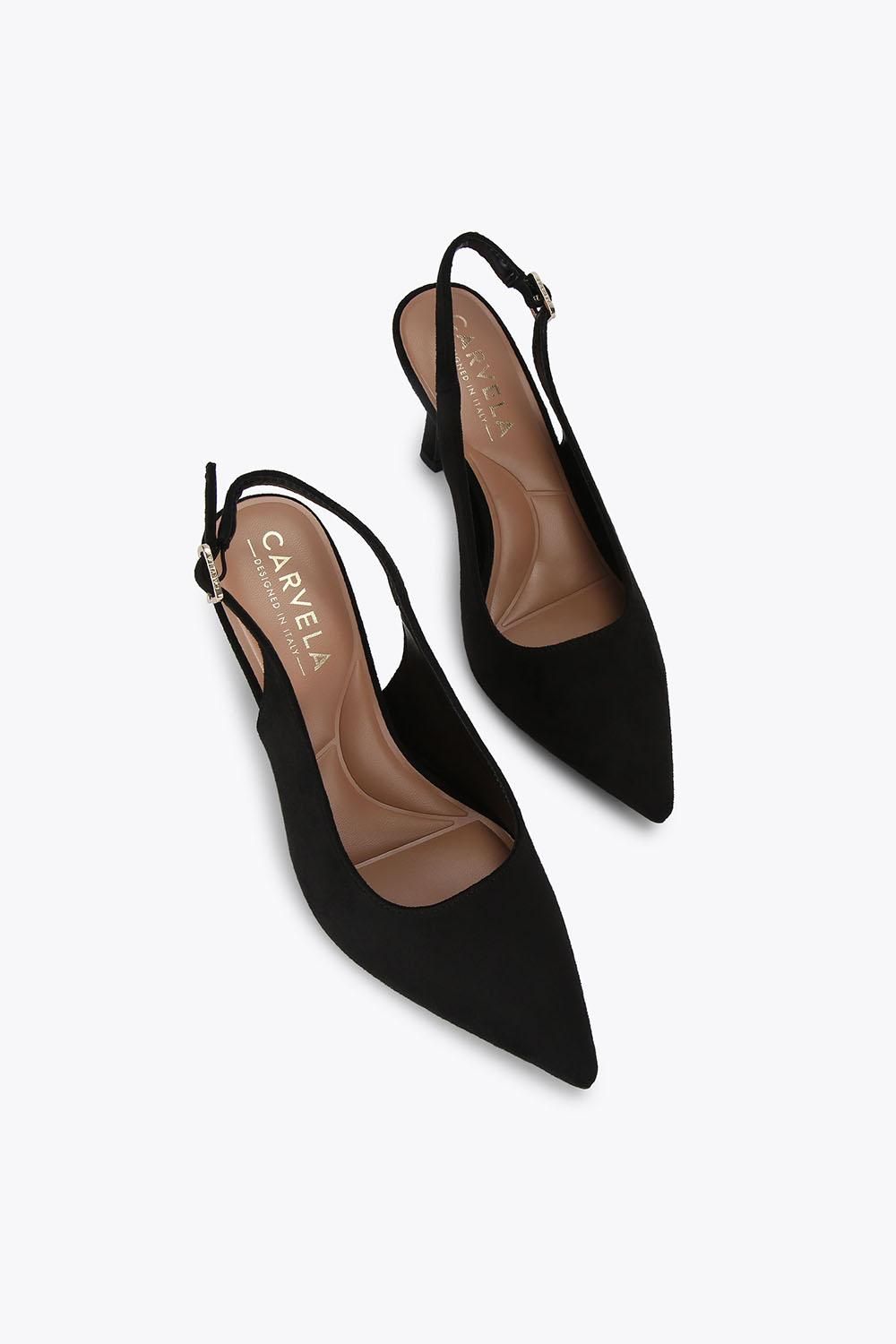 Carvela Corletta Sling Court' Fabric Heels