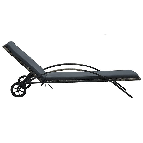 Lot de deux chaises longues transat resine Helloshop26