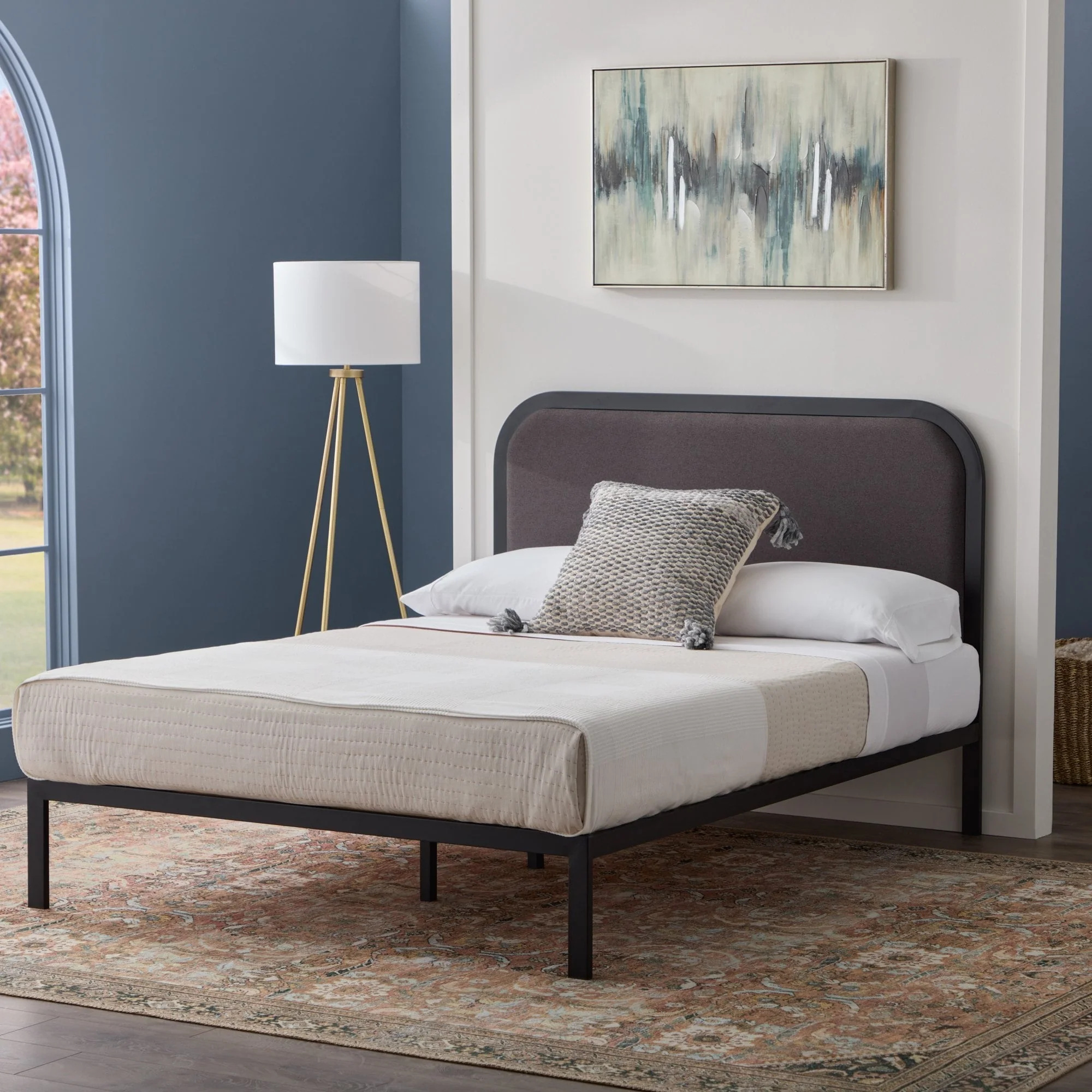Brookside Molly Metal and Upholstered Bed