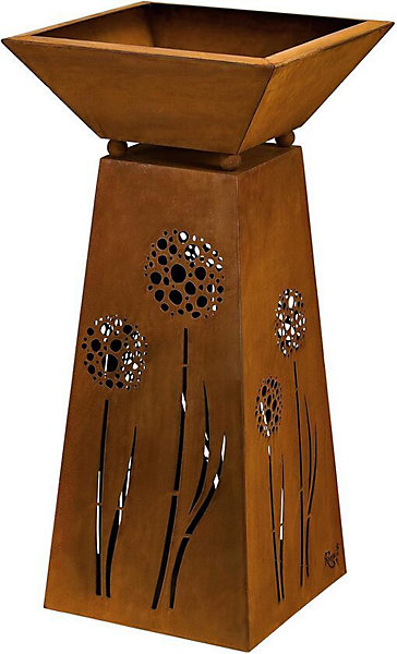 Déco Colonne avec Pissenlit et Pot