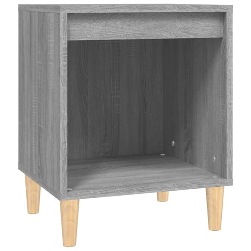 NNEVL Bedside Cabinets 2 pcs Grey Sonoma 40x35x50 cm