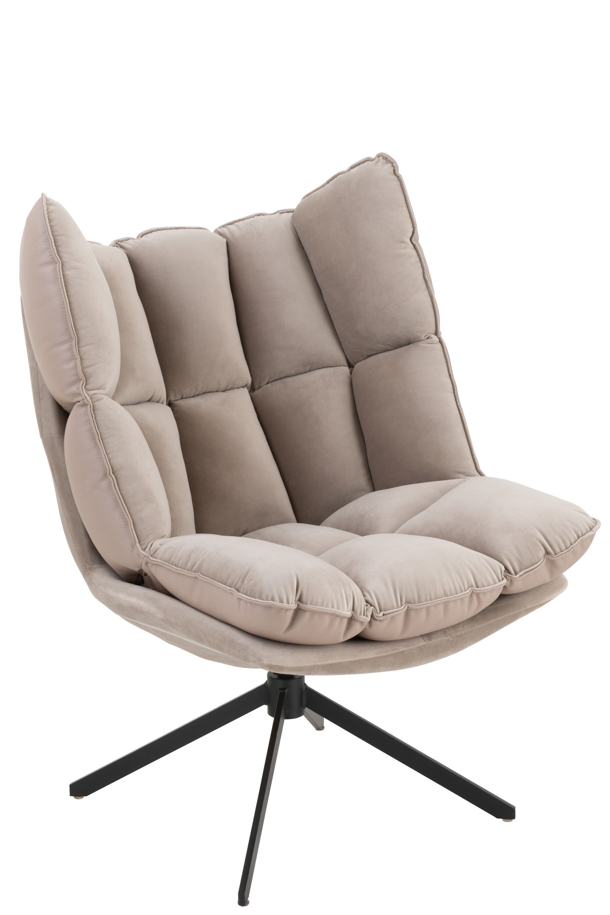 J-Line stoel Relax Kussen Op Frame - textiel metaal - lichtg