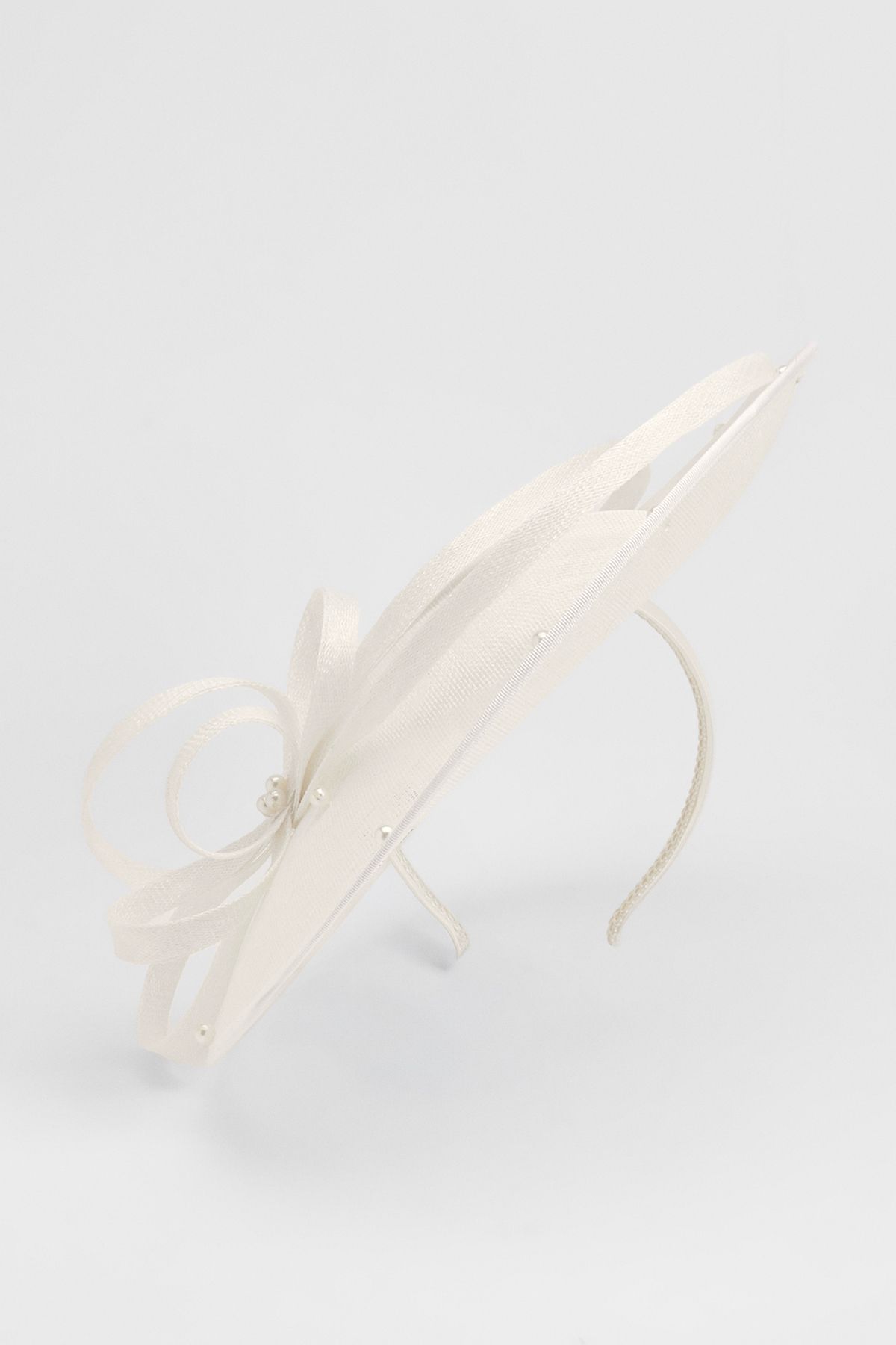 KarenMillen Twist Detail Pearl Fascinator