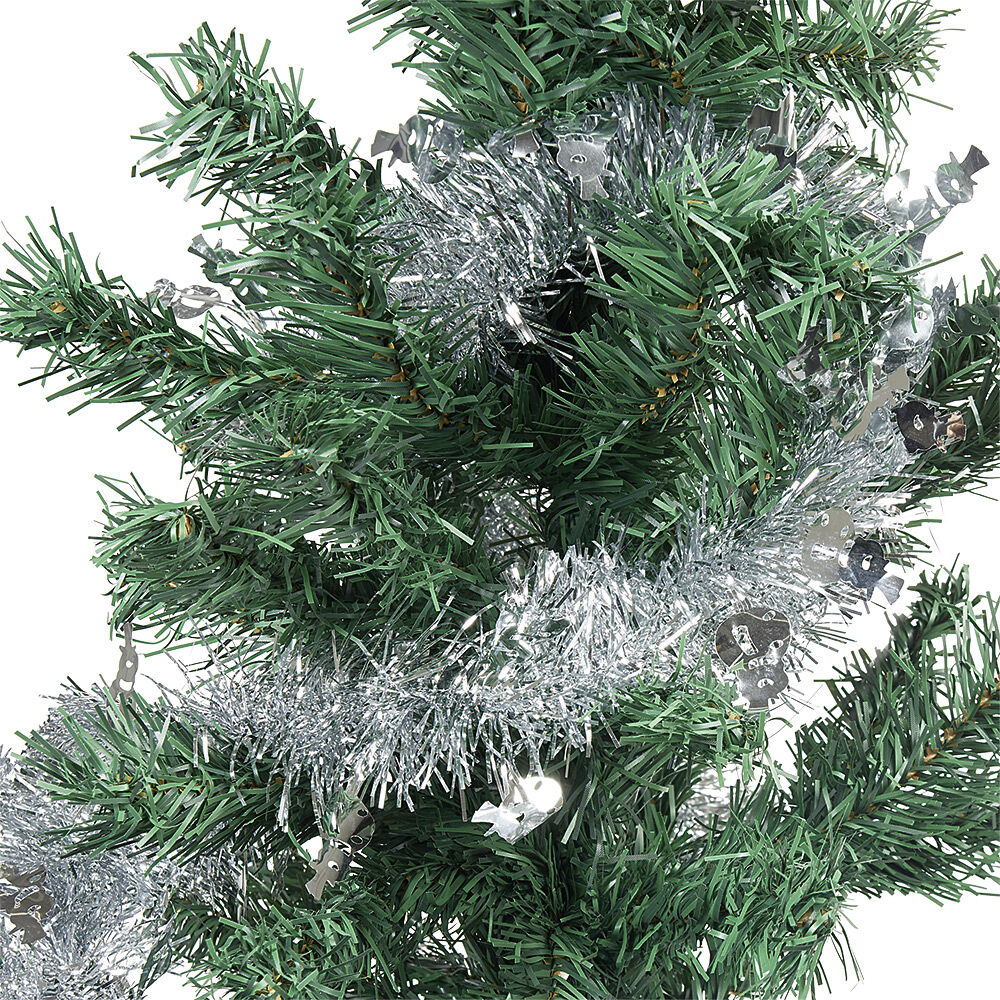 Guirlande de No&euml;l à brins scintillants Gris 3 m