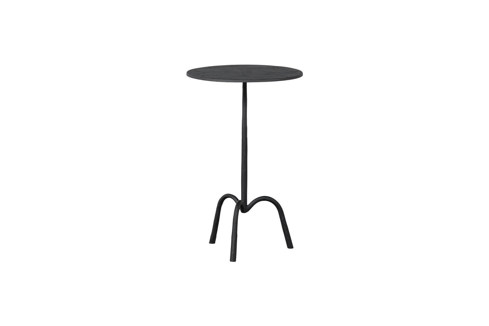 TREY - Table d'appoint en fer noir