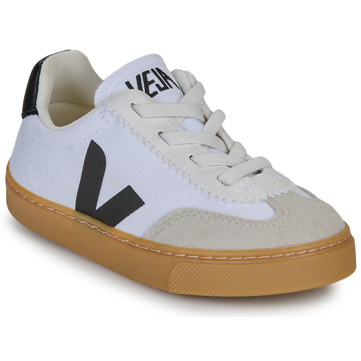 Veja - SMALL VOLLEY - White / Black