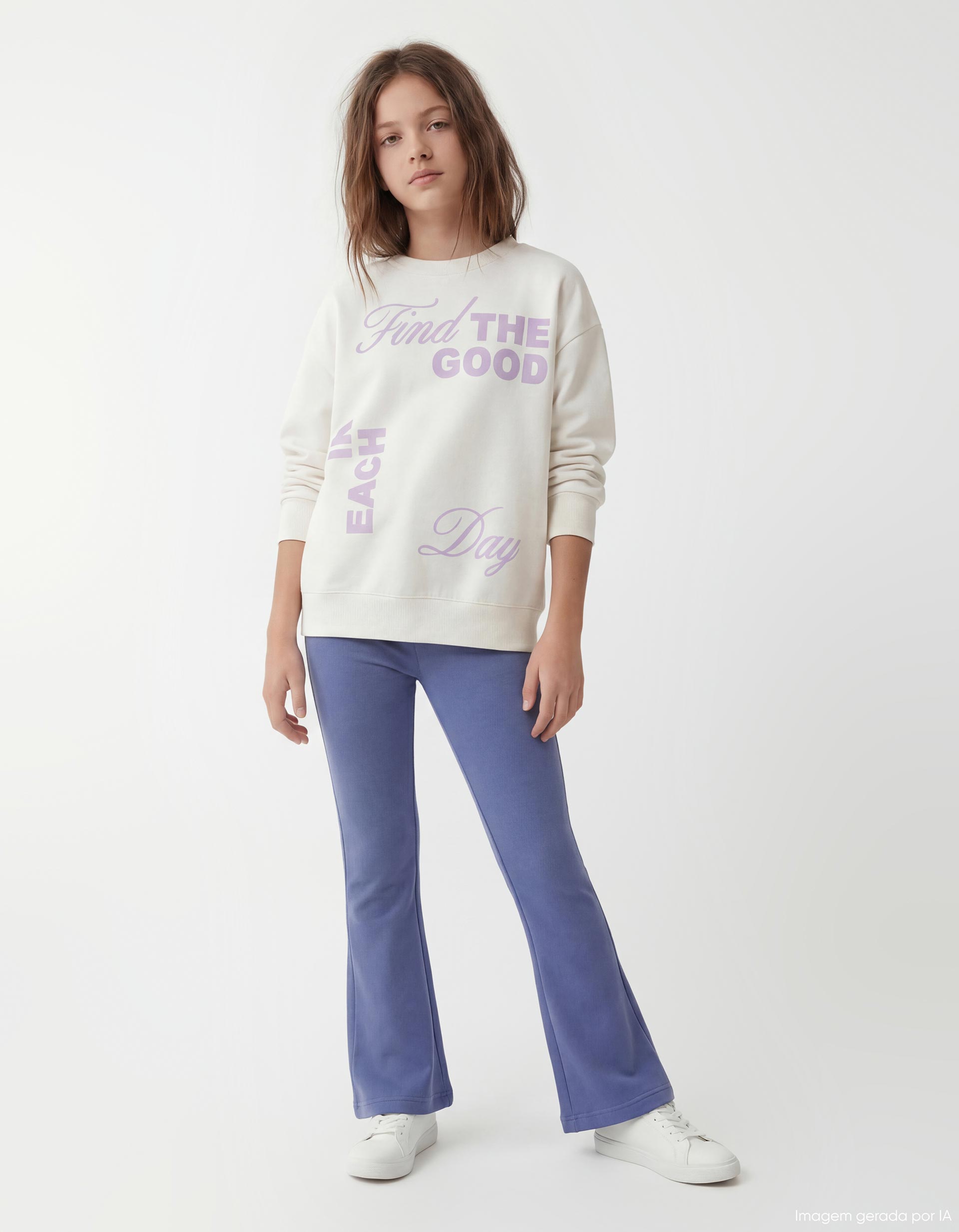 Conjunto de Jogging, Menina, Roxo Claro
