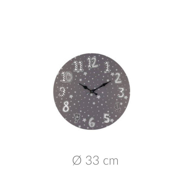 Zegar ścienny dla dzieci, Ø 33 cm
