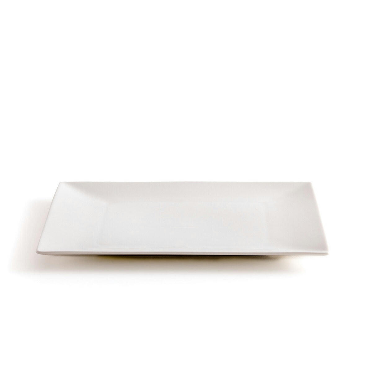Lot de 4 assiettes plates en porcelaine, Hivane
